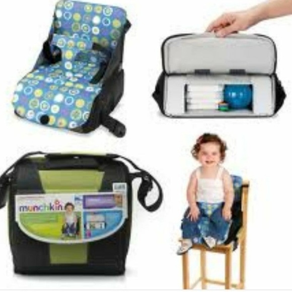 munchkin portable travel child booster seat